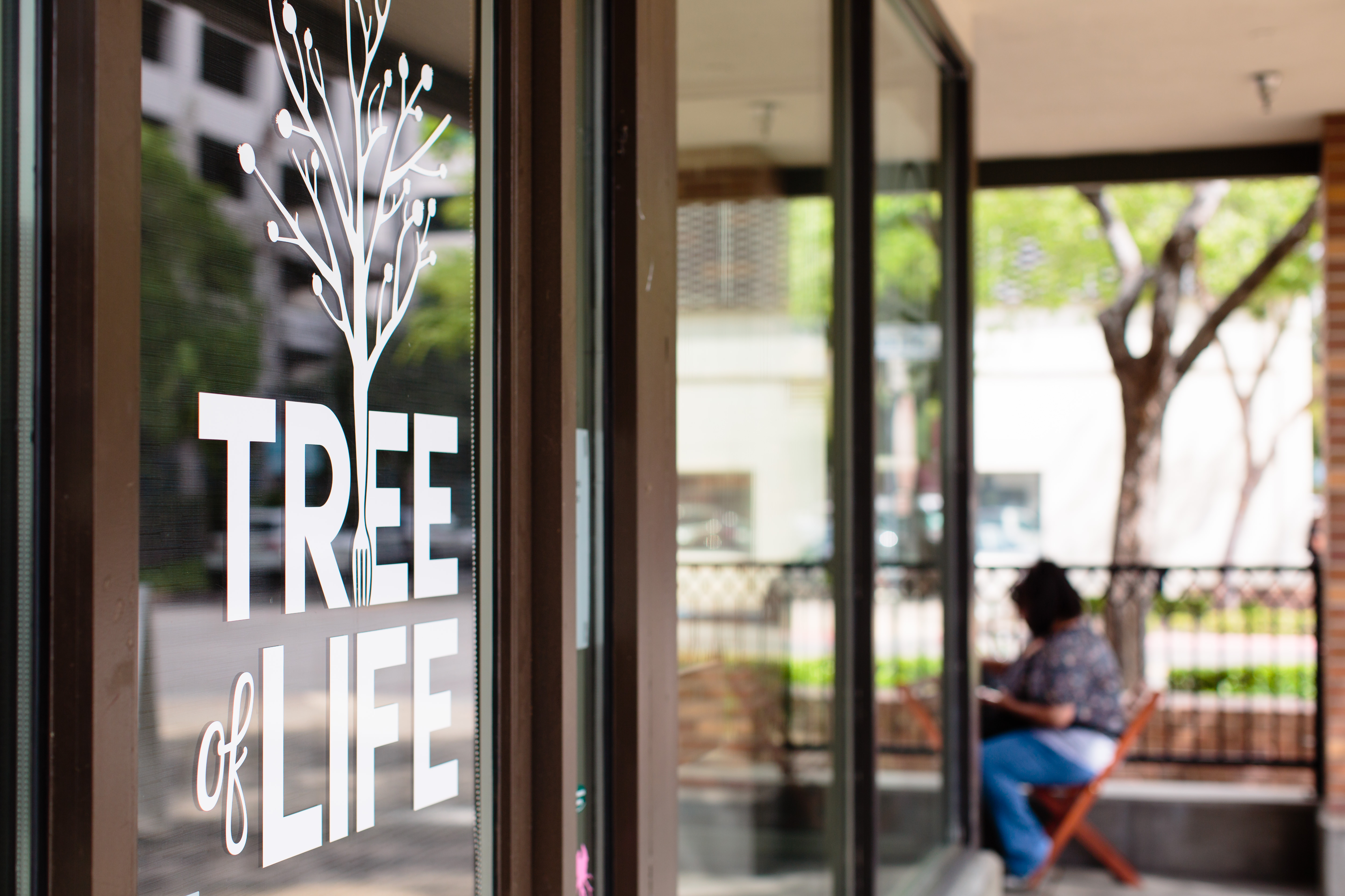 Tree of life cafe in downtown Fresno