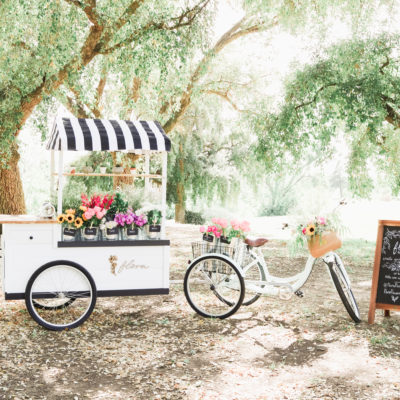 flora flower cart Fresno Friday in clovis